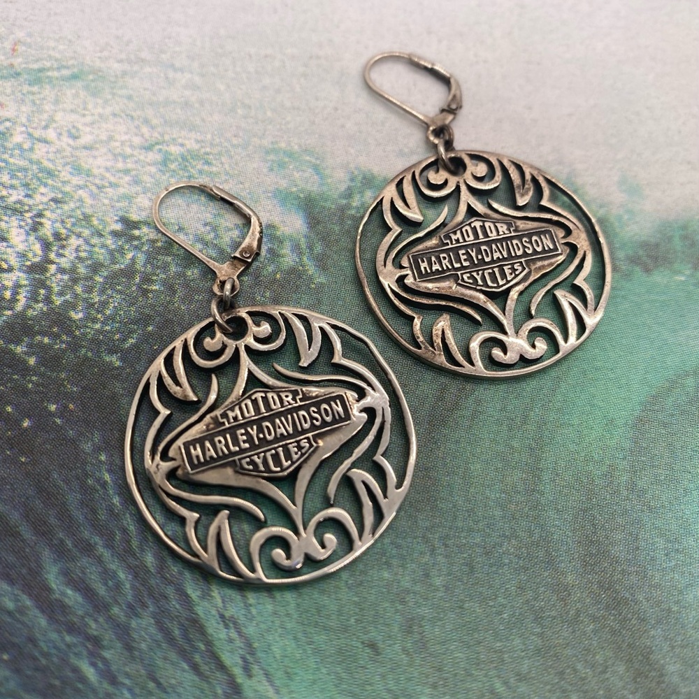 HARLEY-DAVIDSON Tribal Hoop Earrings